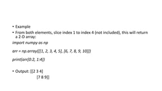 Comprehensive Introduction to NumPy: Arrays, Dimensions, and Indexing ...