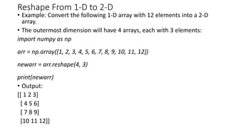 Comprehensive Introduction to NumPy: Arrays, Dimensions, and Indexing ...