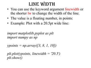 Comprehensive Guide to Matplotlib for Python Data Visualization | PDF