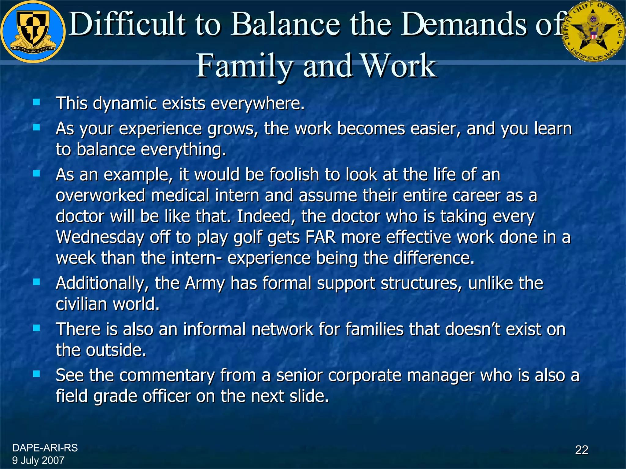 Hooah Army Officers Corporate America Primer | PPT