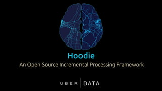 An Open Source Incremental Processing Framework
Hoodie
DATA
 
