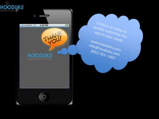 Hooduku mobile capabilities