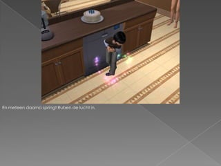 En meteen daarna springt Ruben de lucht in.