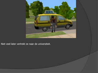 Niet veel later vertrekt ze naar de universiteit.