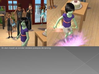 En dan maakt ze zonder verdere poespas de sprong.
 