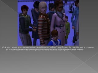 „Ook een betere schoonmoeder had ik niet kunnen treffen,‟ zegt Edwin. „Ze heeft iedere schoonzoon
    en schoondochter in de familie geaccepteerd alsof we haar eigen kinderen waren.‟
 