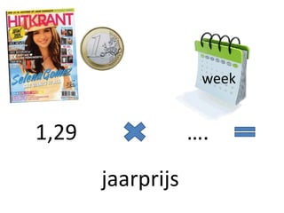 week
1,29 ….
jaarprijs
 
