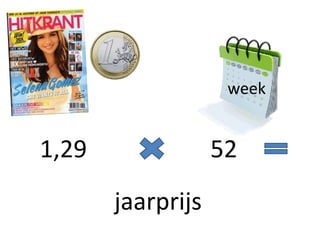 week
1,29 52
jaarprijs
 