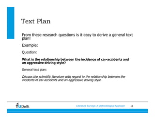 Literature Surveys: A Methodological Approach | PDF