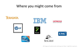 Where 
you 
might 
come 
from 
All 
logos/trademarks 
belong 
to 
their 
righGul 
owners 
 