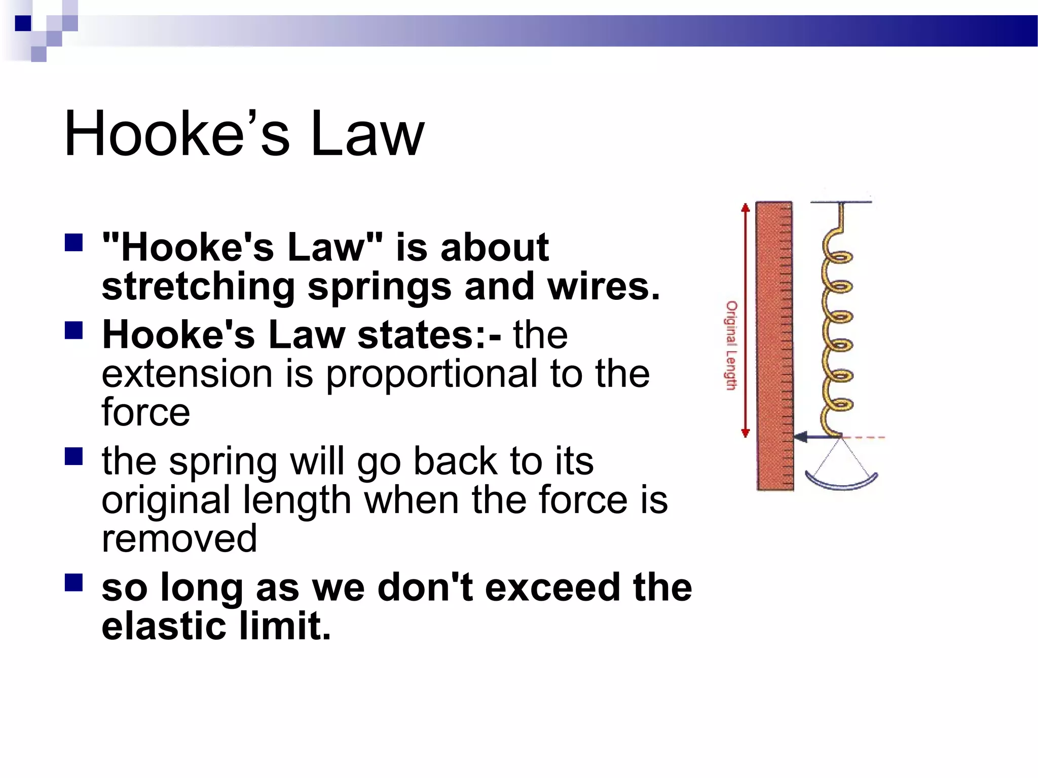 Hook Law Stem School Ppt