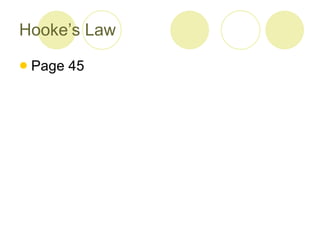 Hooke’s Law Page 45 