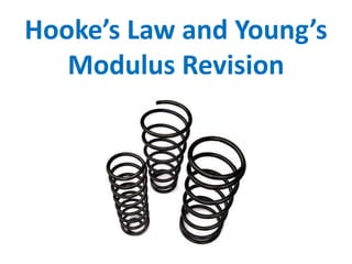 Hooke’s Law and Young’s
   Modulus Revision
 