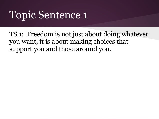 Freedom to love essay titles