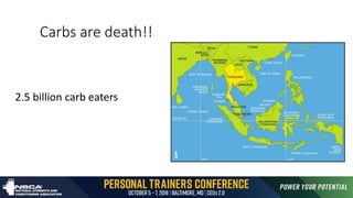 Carbs are death!!
2.5 billion carb eaters
 