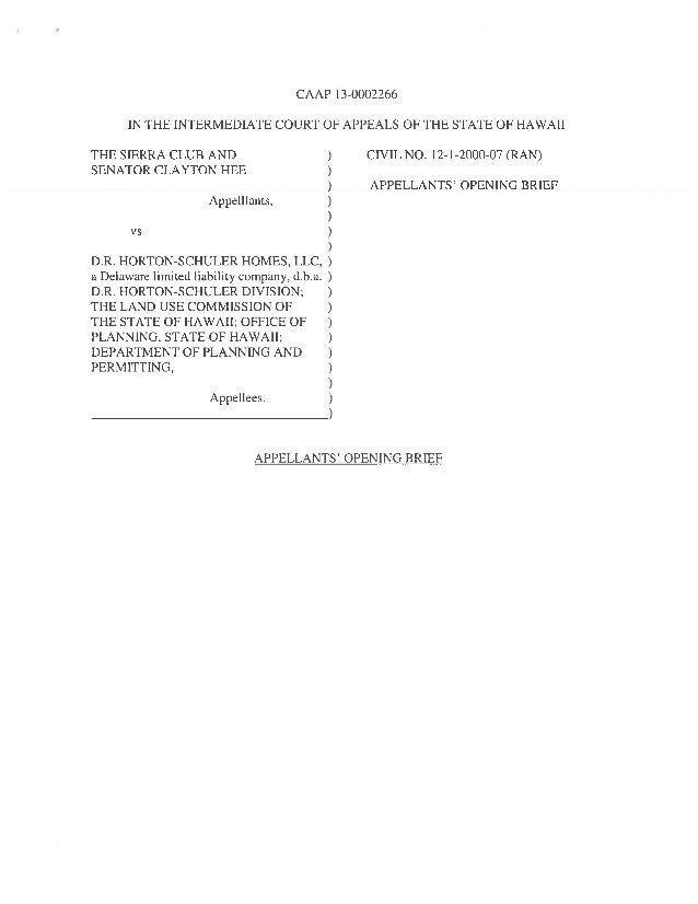 Hoopili Opening Brief