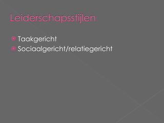 Taakgericht Sociaalgericht/relatiegericht 