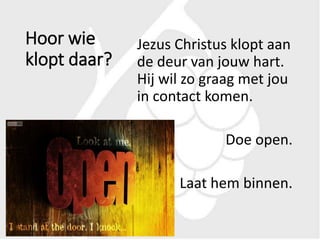 Hoor wie klopt daar | PPTX