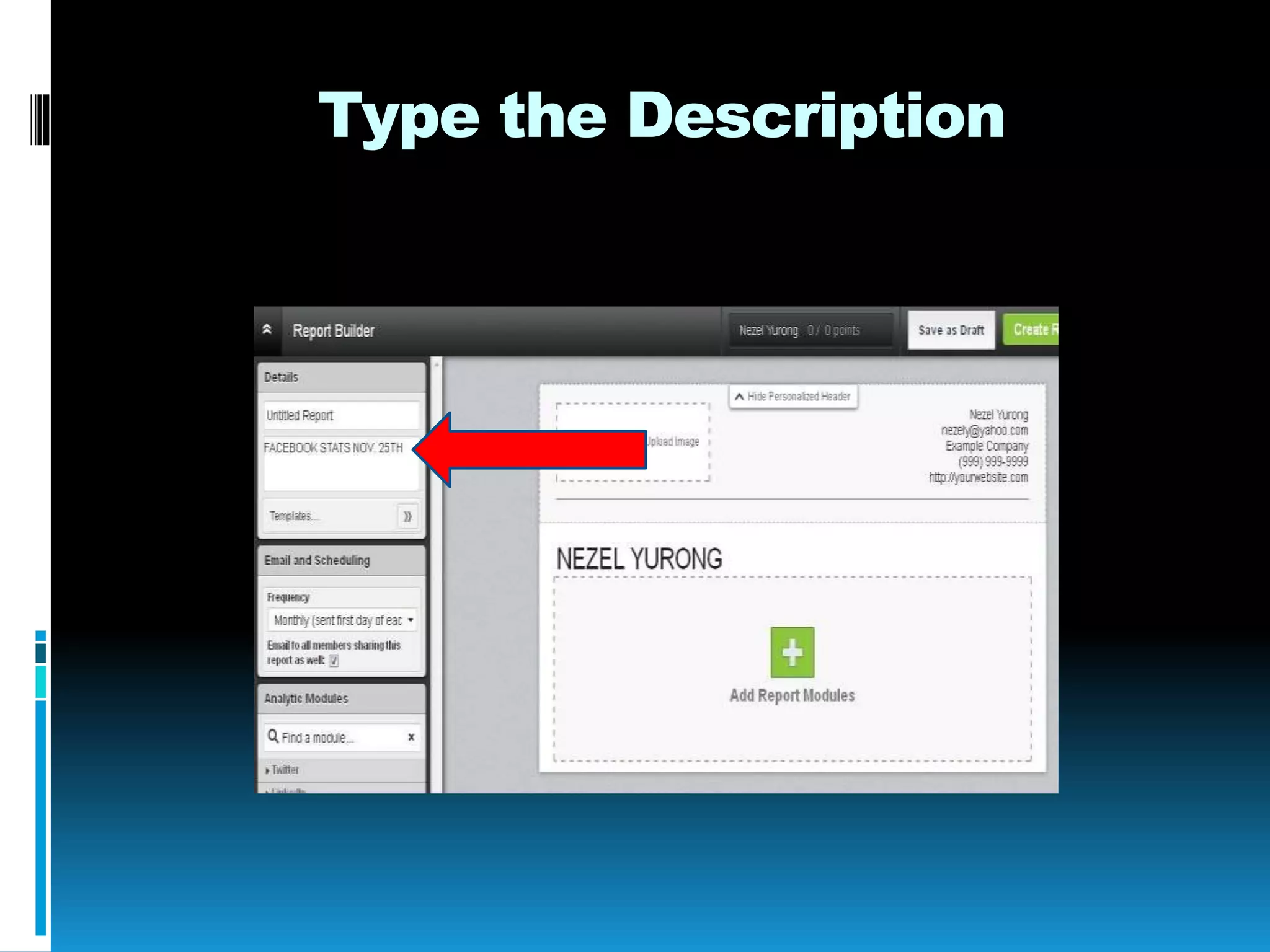 Type the Description
 