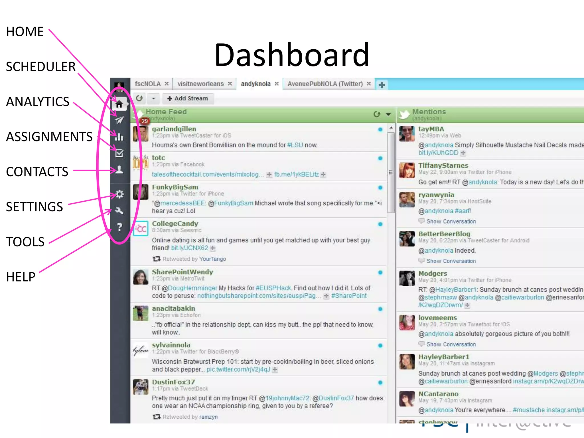 Dashboard
HOME
SCHEDULER
ANALYTICS
ASSIGNMENTS
CONTACTS
SETTINGS
TOOLS
HELP