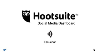 Social Media Dashboard
Escuchar
 
