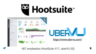 467 empleados (HootSuite 417, uberVU 50)
https://www.ubervu.com/
 