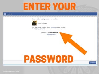 ENTER YOUR
PASSWORD
 
