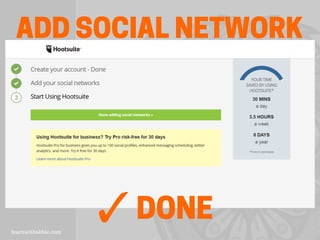 ADD SOCIAL NETWORK
DONE✓
 