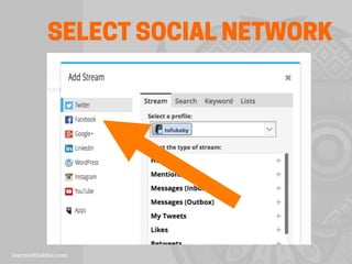 SELECT SOCIAL NETWORK
 