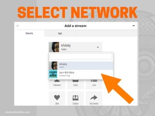 SELECT NETWORK
 