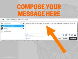 COMPOSE YOUR
MESSAGE HERE
 