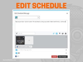 EDIT SCHEDULE
 