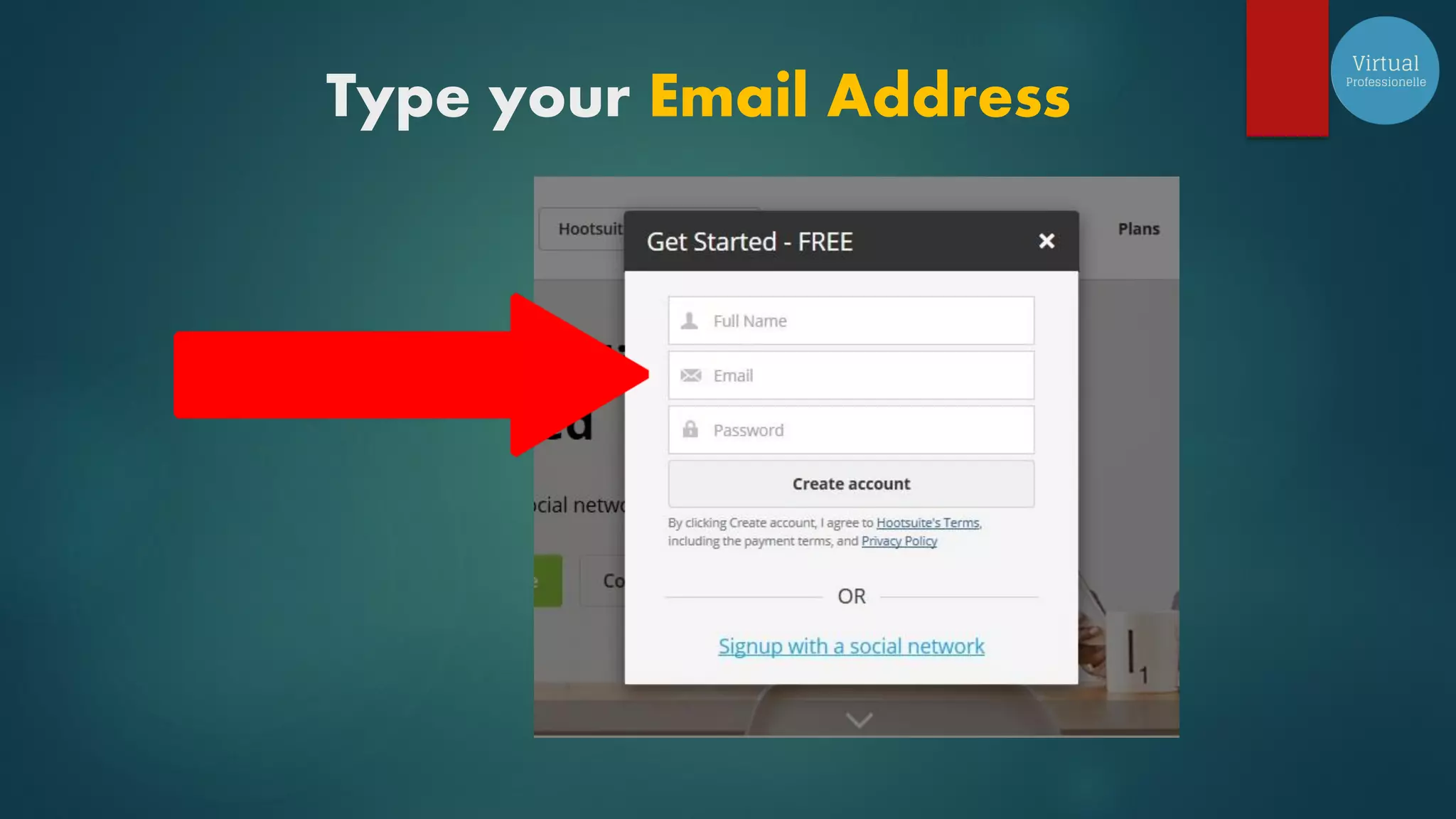 Type your Email Address
 