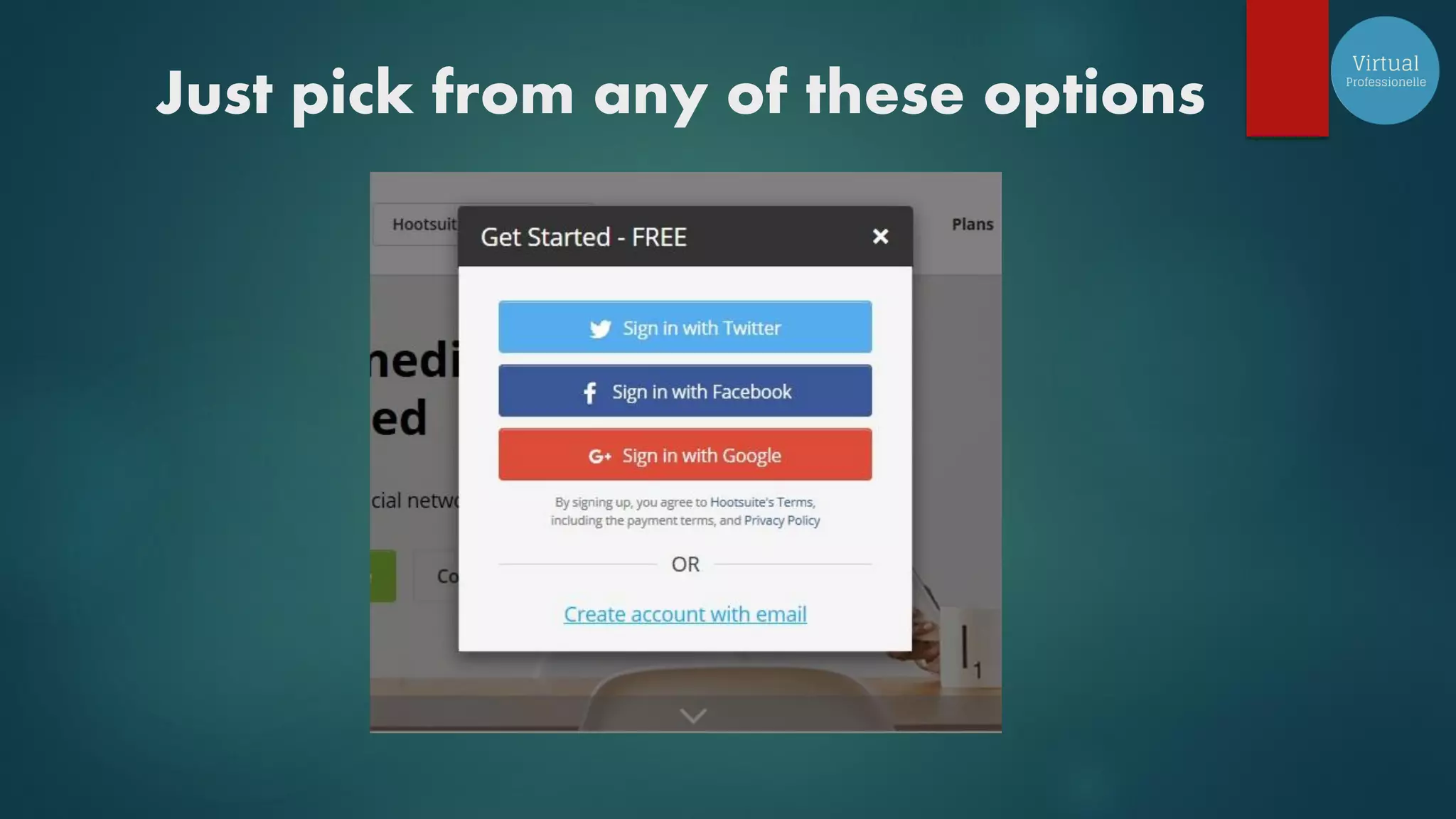 Just pick from any of these options
 