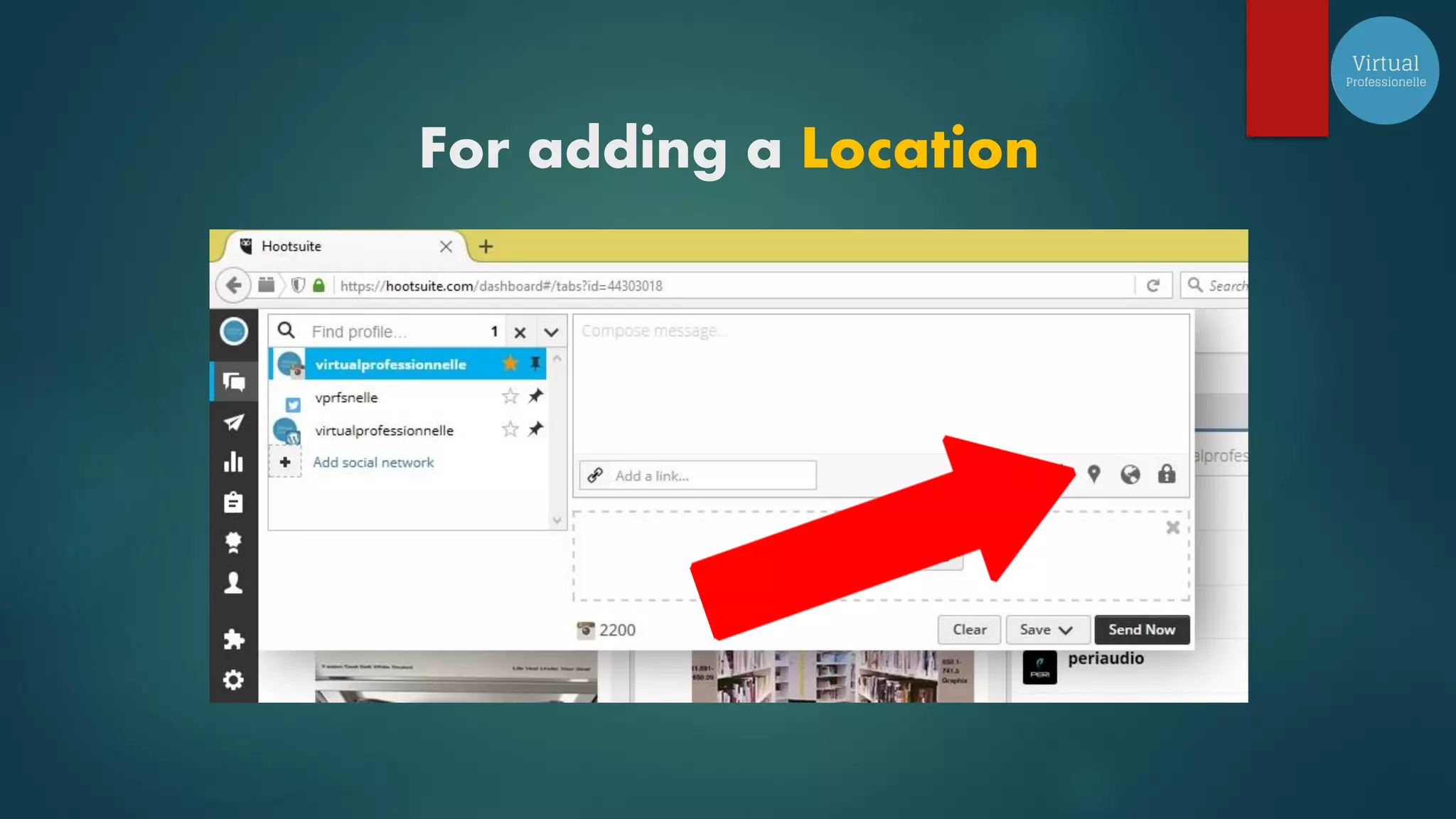 For adding a Location
 