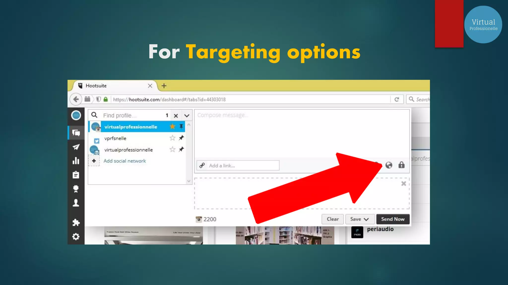 For Targeting options
 