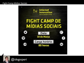 Fight Camp Mídias Sociais
 