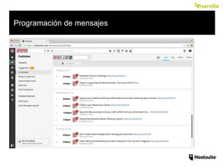 Programación de mensajes
 