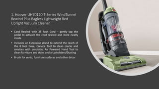 Hoover UH70120 VS Oreck Commercial 