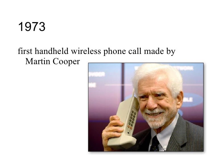 First when call made phone the was cell On April
