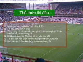 Thể thức thi đấu 8 đội chia làm hai bảng, mỗi bảng 4 đội. Thi đấu vòng tròn 1 lượt. Tổng cộng có 15 trận đấu bao gồm 12 trận vòng loại, 2 trận bán kết và 1 trận chung kết. Mỗi bảng chọn hai đội nhất và nhì vào bán kết Thi đấu bán kết, chọn hai đội thắng vào trận Chung kết. Hai đội thua ở Bán kết được trao đồng hạng Ba. 
