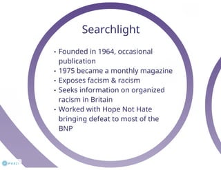 Hope Not Hate & Searchlight