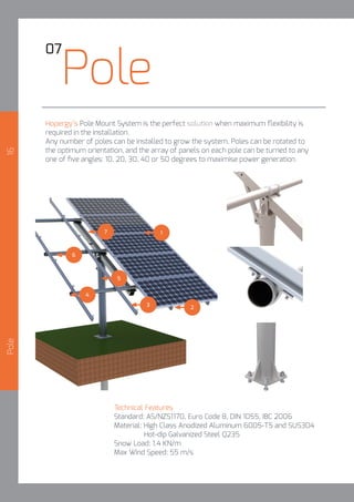 Hopergy Racking Hopergy Solar Mounting Structure Catalogue | PDF