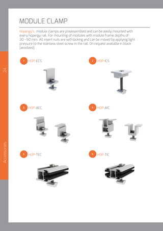 Hopergy Racking Hopergy Solar Mounting Structure Catalogue | PDF