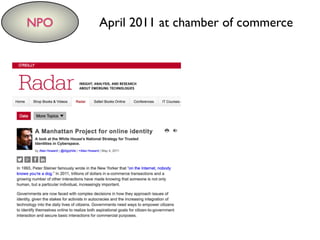 NPO April 2011 at chamber of commerce
 