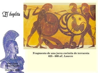 Fragmento de una jarra corintia de terracota 625   -   600 aC. Louvre   