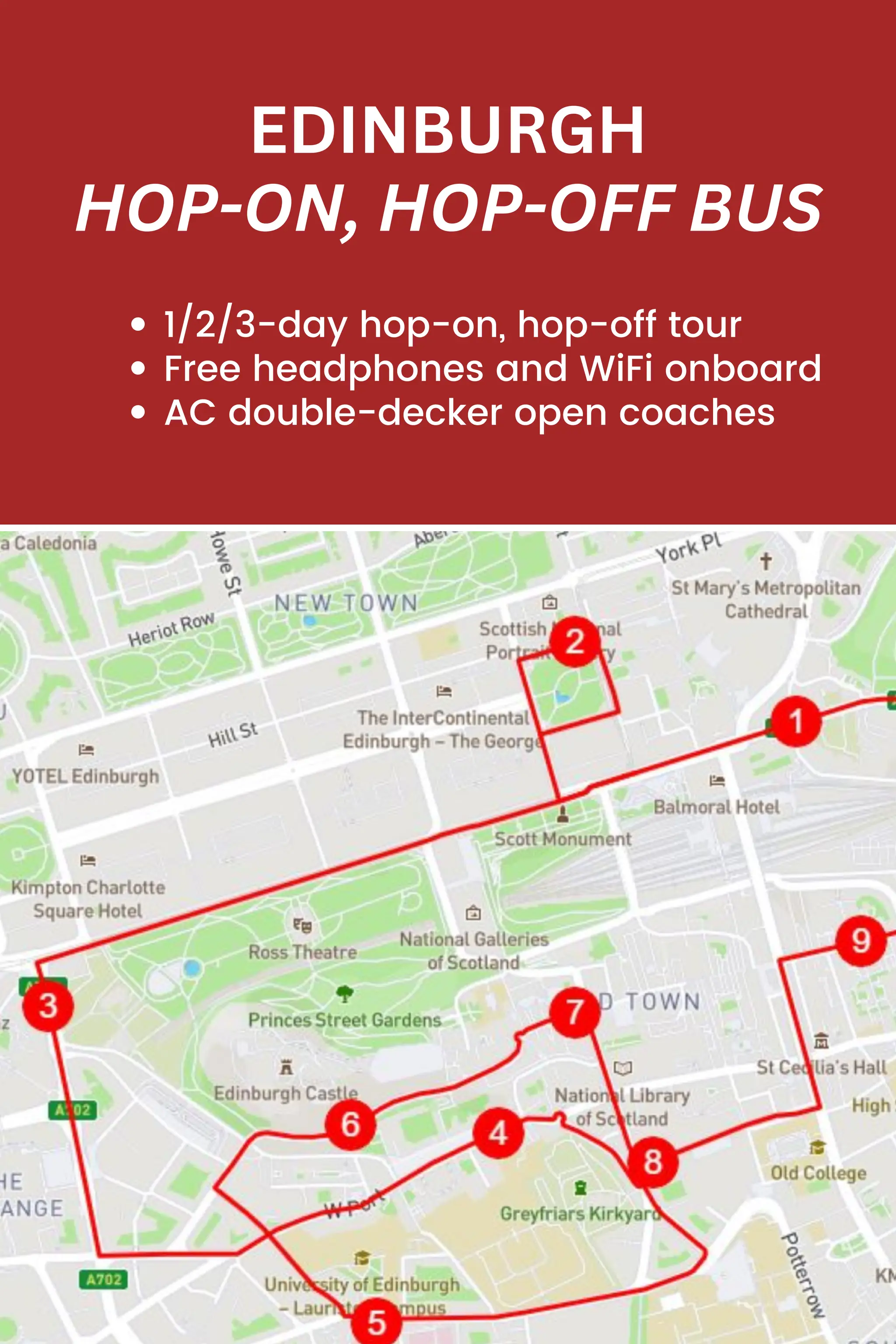The Complete Edinburgh Bus Tour Experience Map and Routes PDF