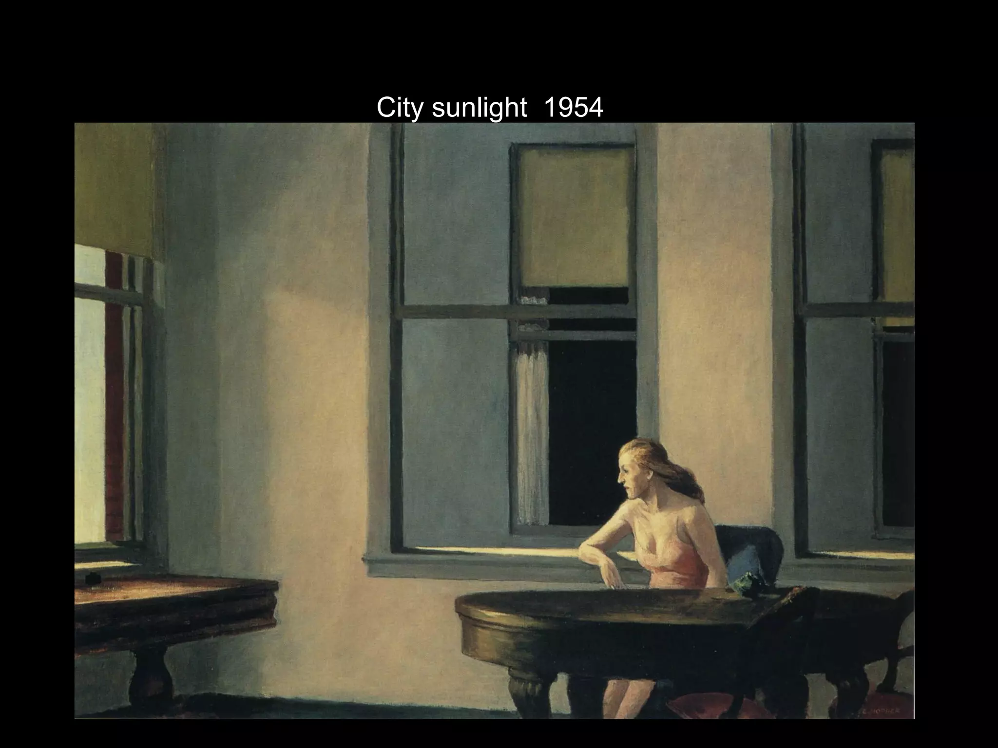 City sunlight 1954