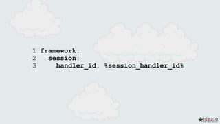 1 framework:
2 session:
3 handler_id: %session_handler_id%
 