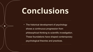 Historical Development of Psychology: From Philosophy to Modern Science ...